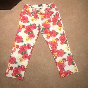Girl’s floral pants for 10 yr